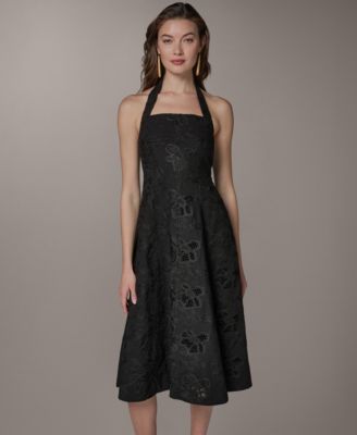 Women's Black Floral Midi Dresses | Macy's