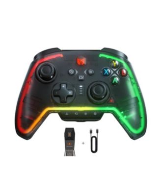 Rainbow 2 Pro RGB Bluetooth Wireless Controller with Charing Dock for Switch, PC, Android and iOS