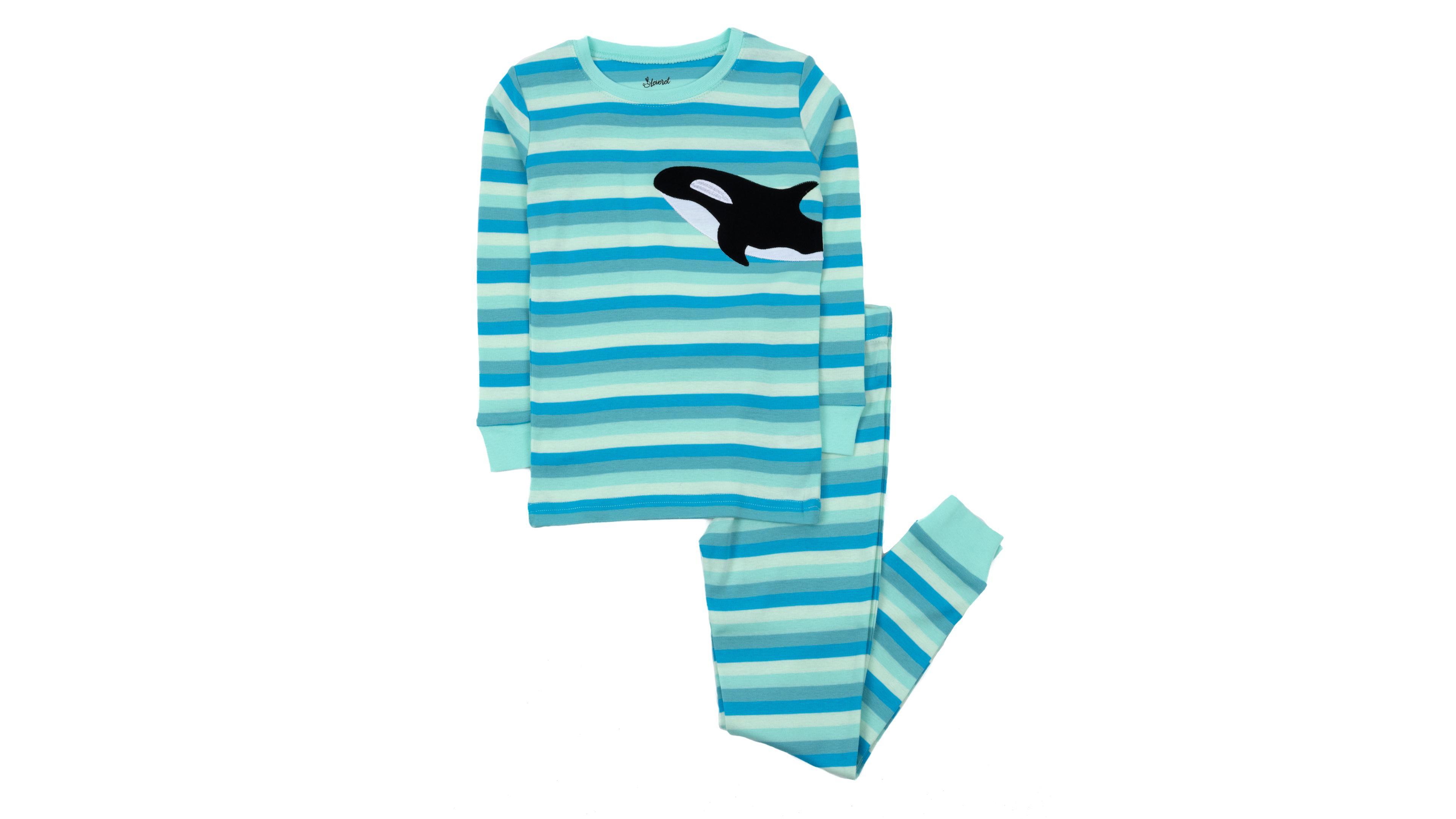 Leveret Toddler Matching Family Two-Piece Cotton Long Sleeve Shirt and Pants Striped Pajamas