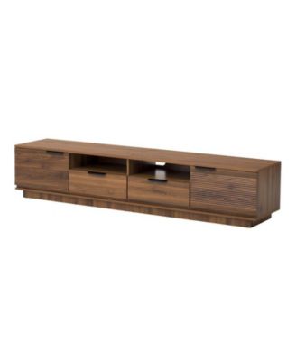78 inch Modern Cabinet TV Stand with Deep Drawer & Cable Management, Soft-Closing Hinges
