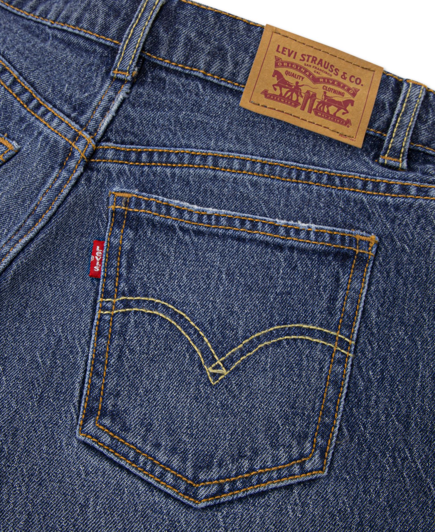 Girls' 7-16 High Rise Baggy Jeans