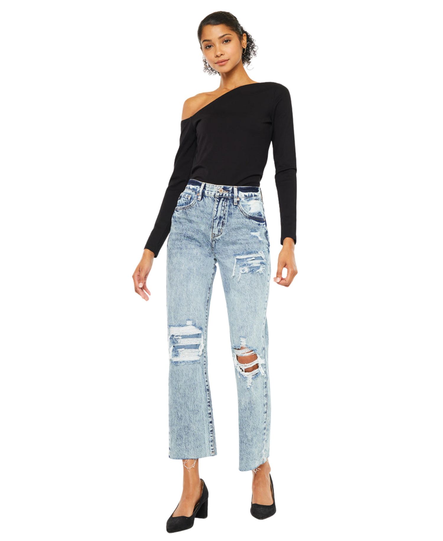 Women's Chesney High-Rise Straight Jeans