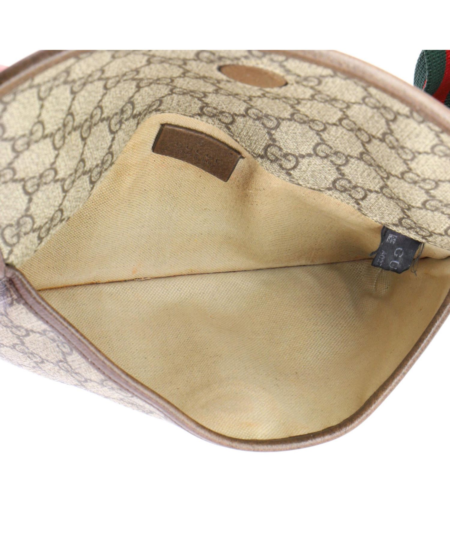 Small Neo Vintage Flap Messenger GG Coated Canvas