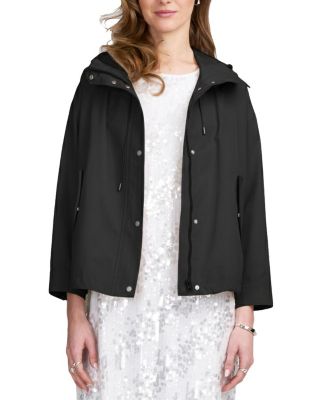 Women's Hooded Cropped Parka Jacket