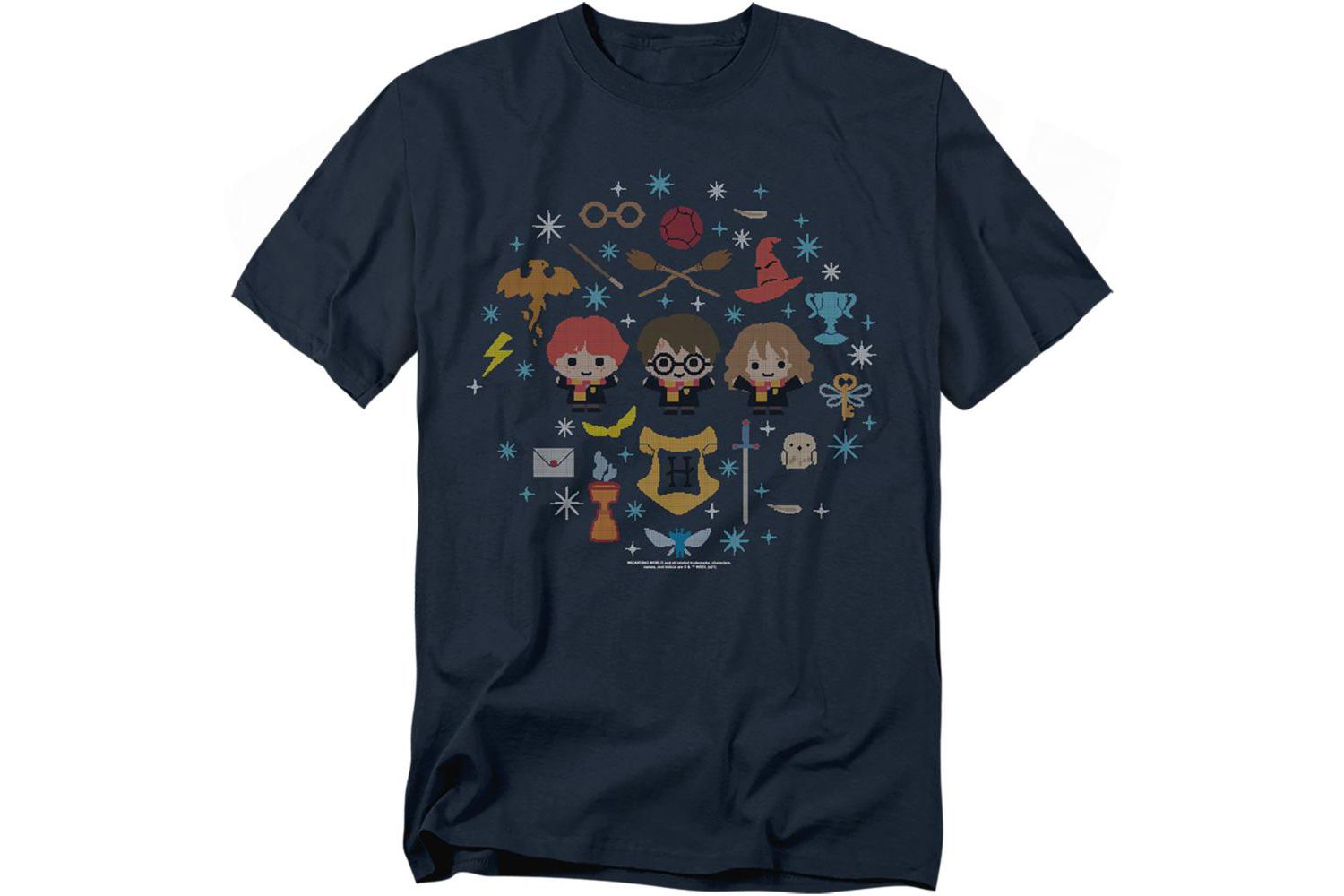 Men's Christmas With Harry, Ron And Hermione T Shirt