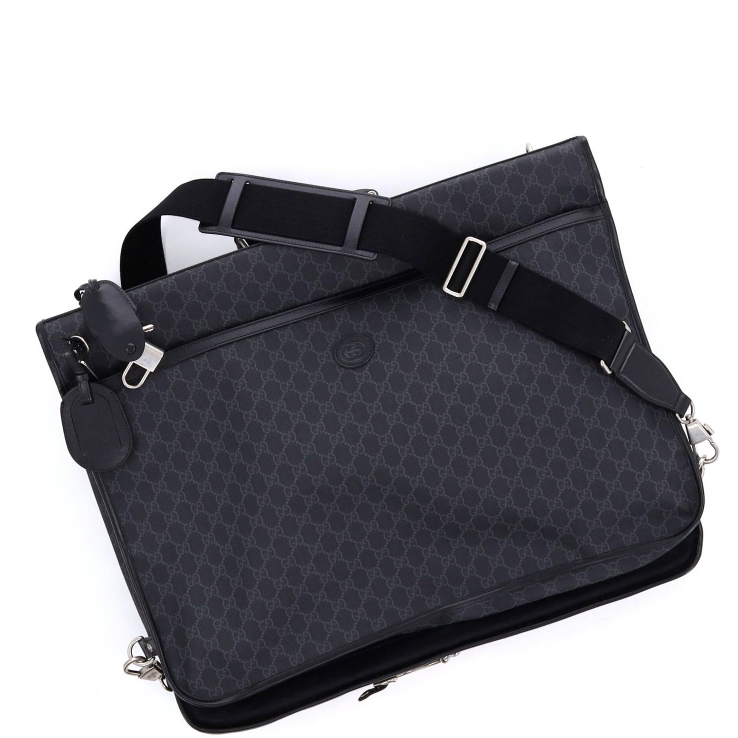 Retro Interlocking G Garment Bag GG Coated Canvas