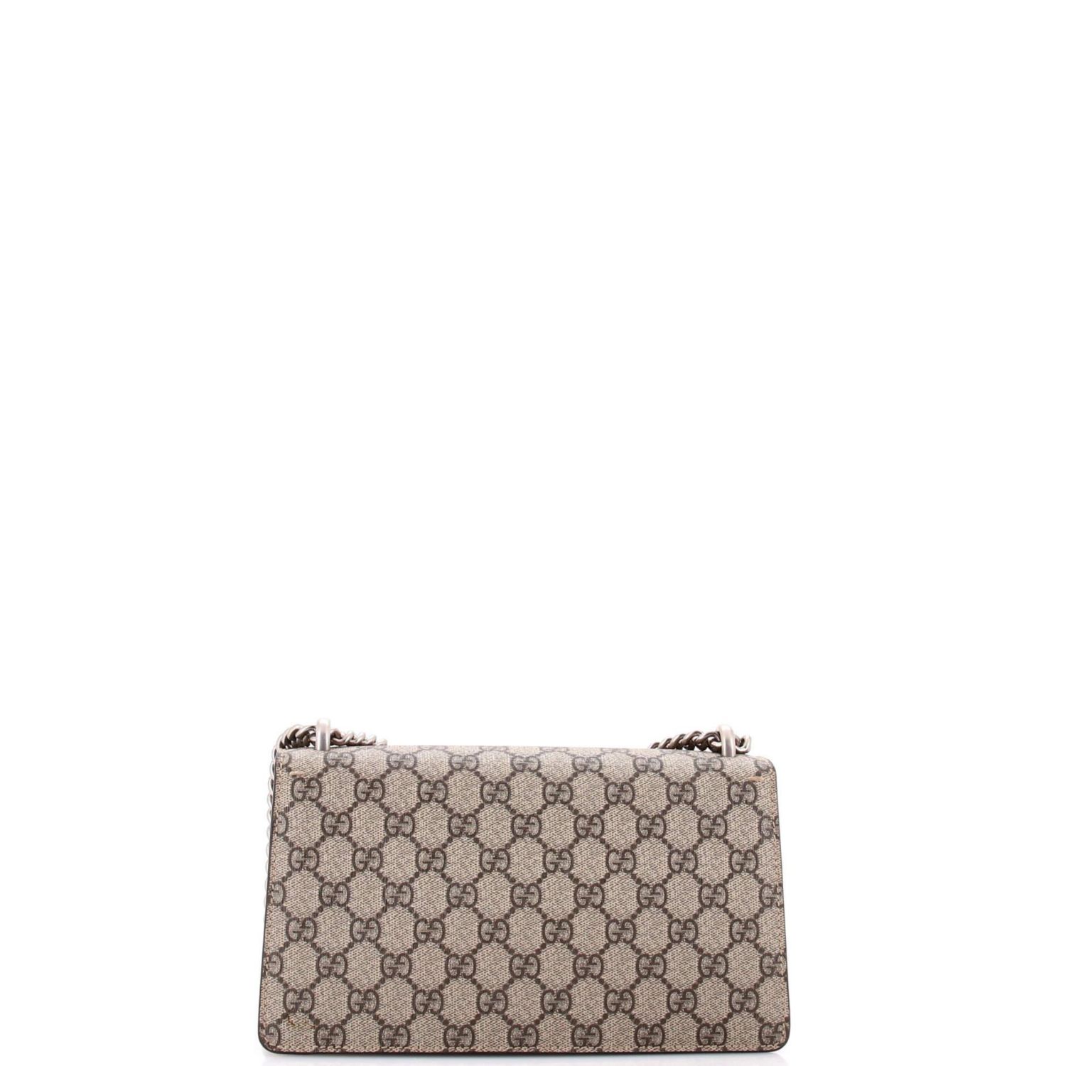 Small Dionysus Bag GG Coated Canvas with Crystal Embellished Metal