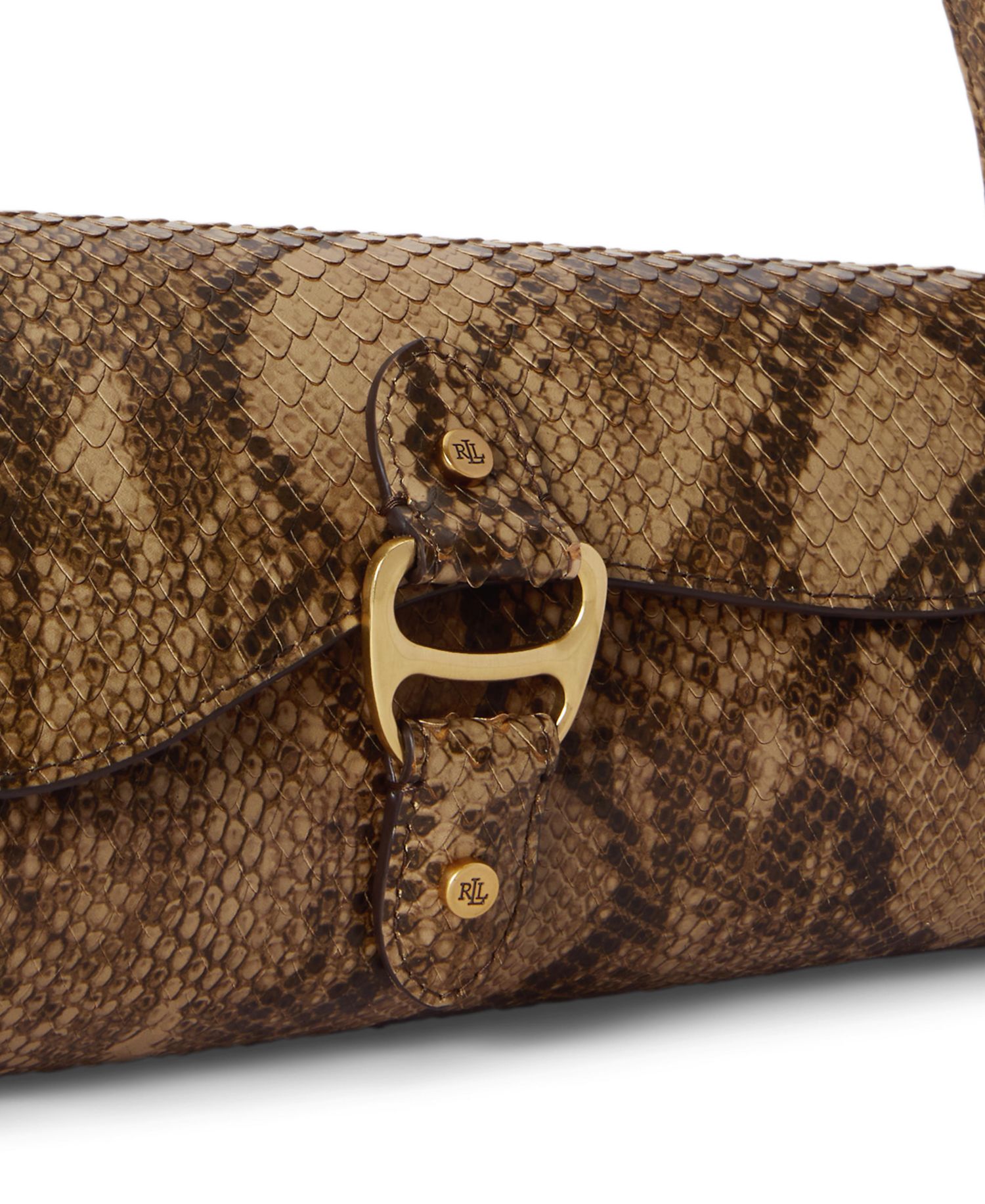 Tasha Embossed Leather East-West Small Shoulder Bag