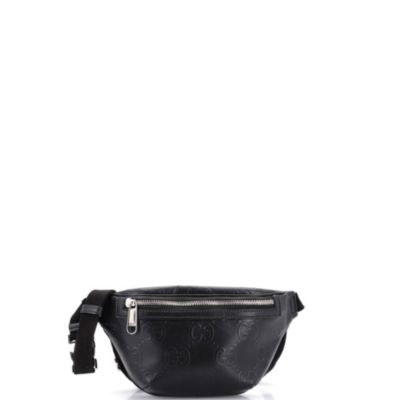 Small Belt Bag GG Embossed Perforated Leather