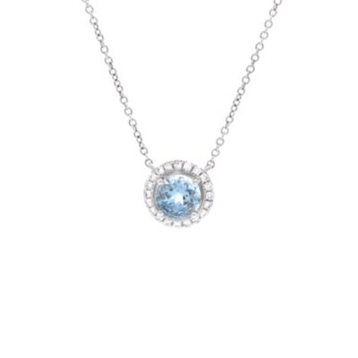 Soleste Round Pendant Necklace