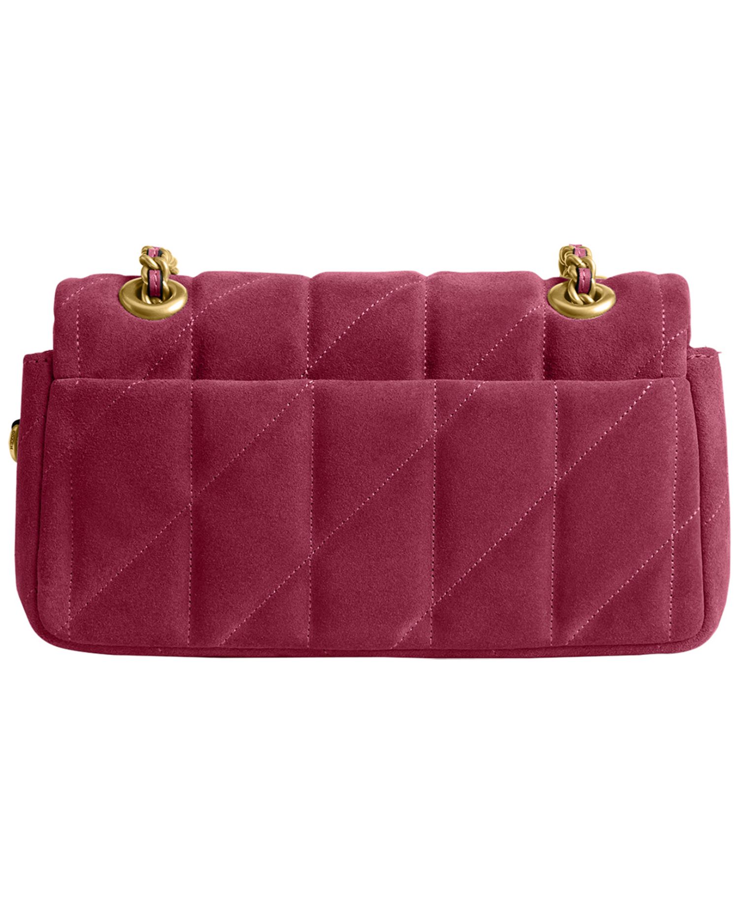 Quilted Tabby Small Suede Shoulder Bag 20