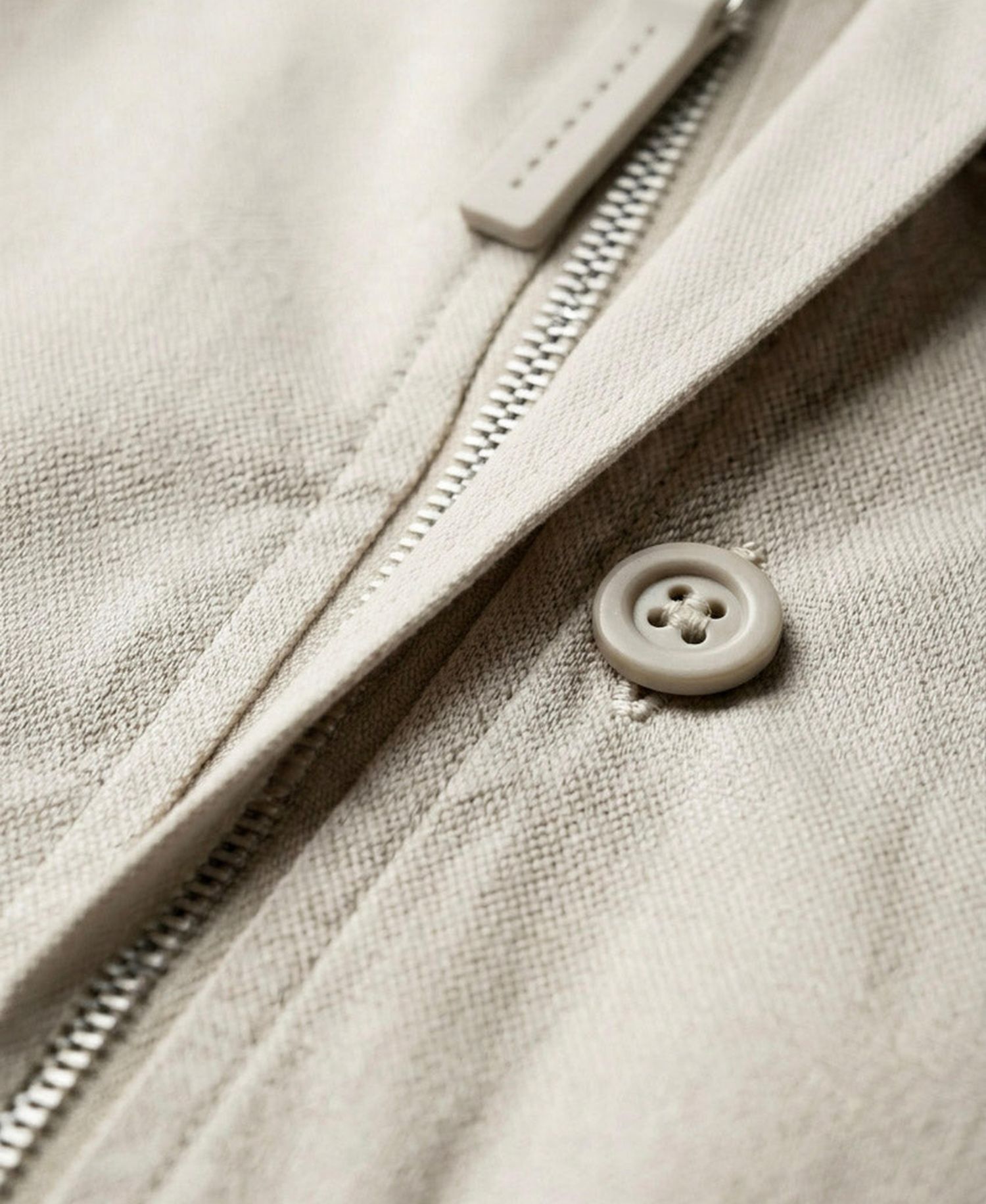 Men's Long Sleeve Stand-Collar Zip-Front Jacket
