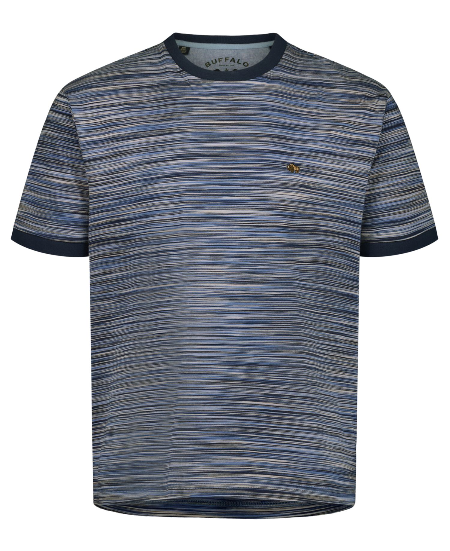 Men's Horizontal Stripe Pattern T-Shirt