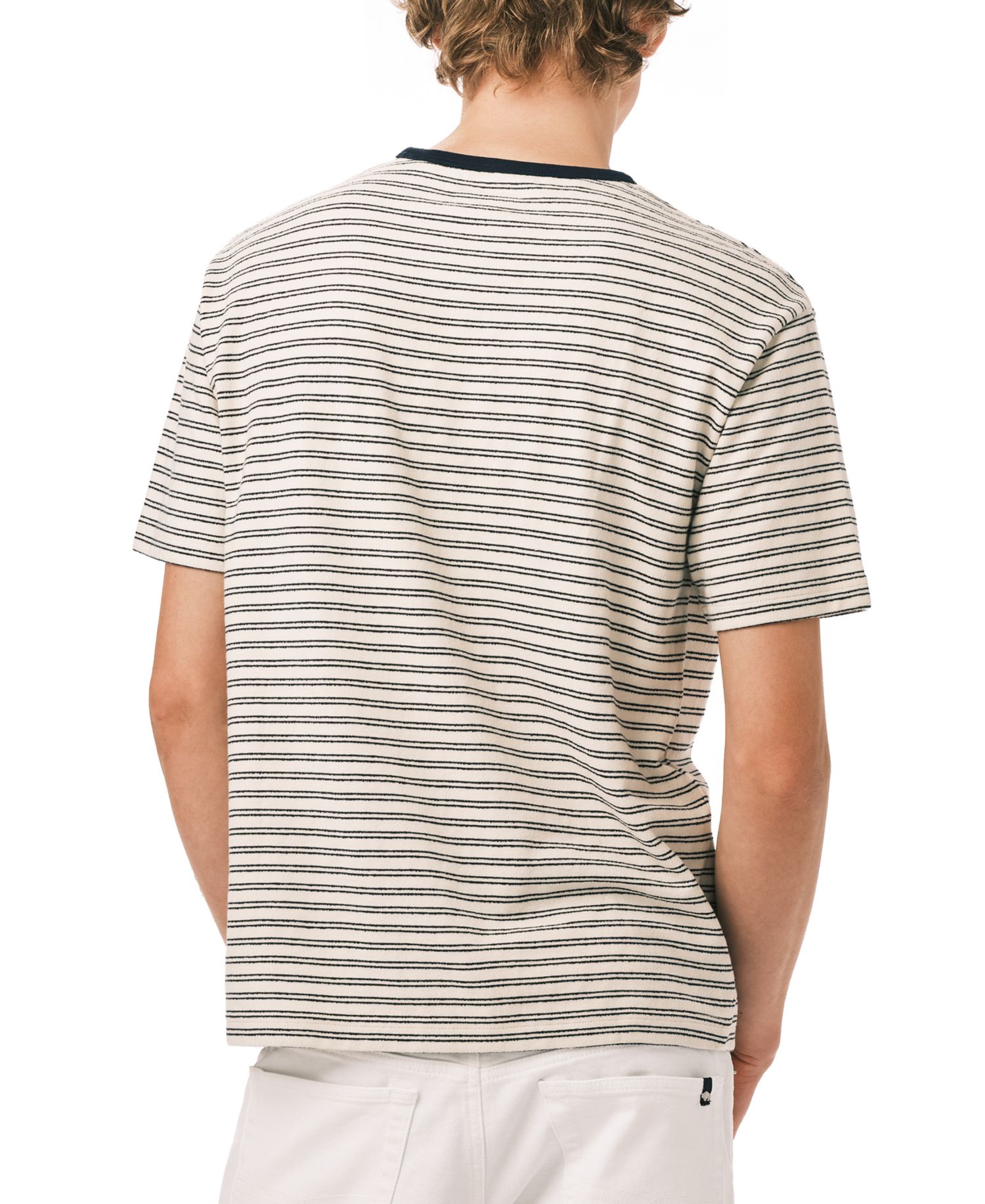 Men's Kindo Knit Horizontal Stripes T-shirt