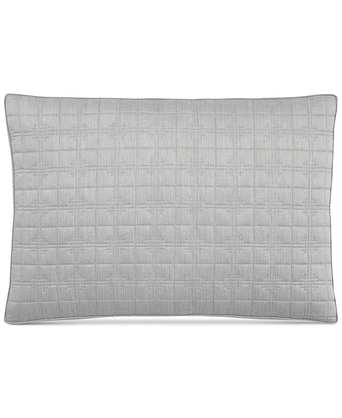 Hotel Collection CLOSEOUT! Modern Plaid Quilted King Sham, Created for