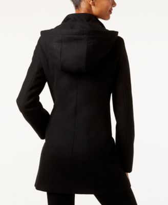 macy's guess asymmetrical coat