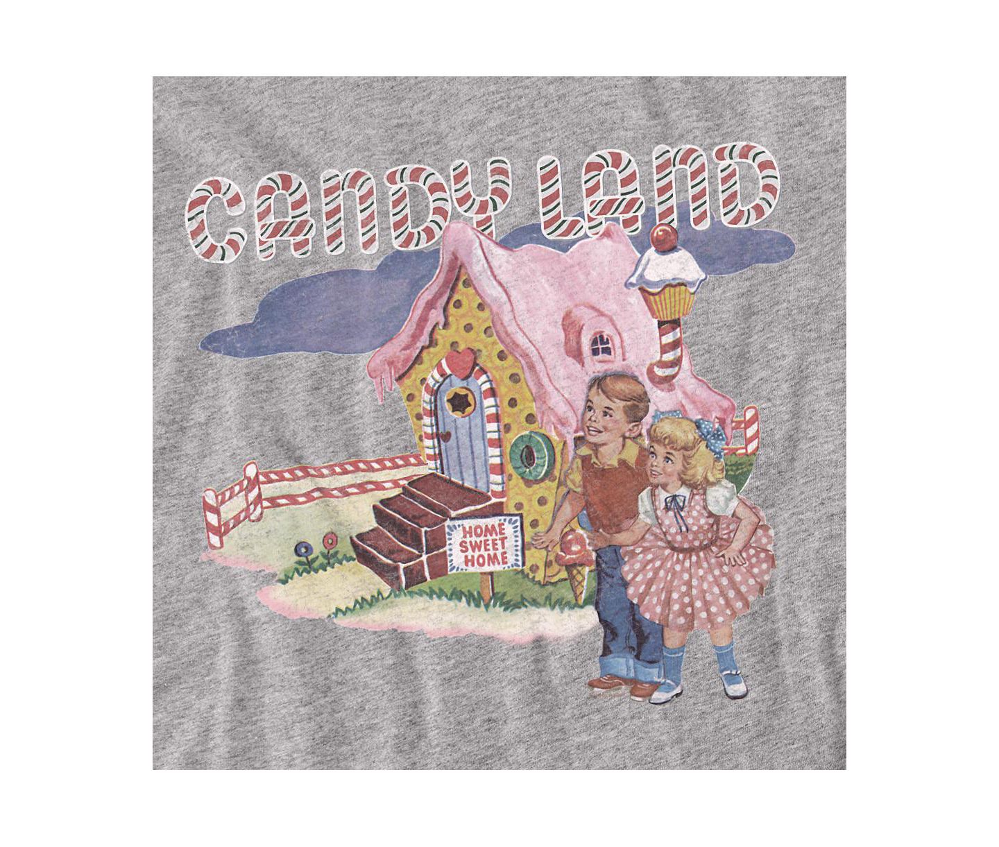 Мужская футболка Hasbro+ + Candy Land Cotton, цвет: Меланжевый — фото 2