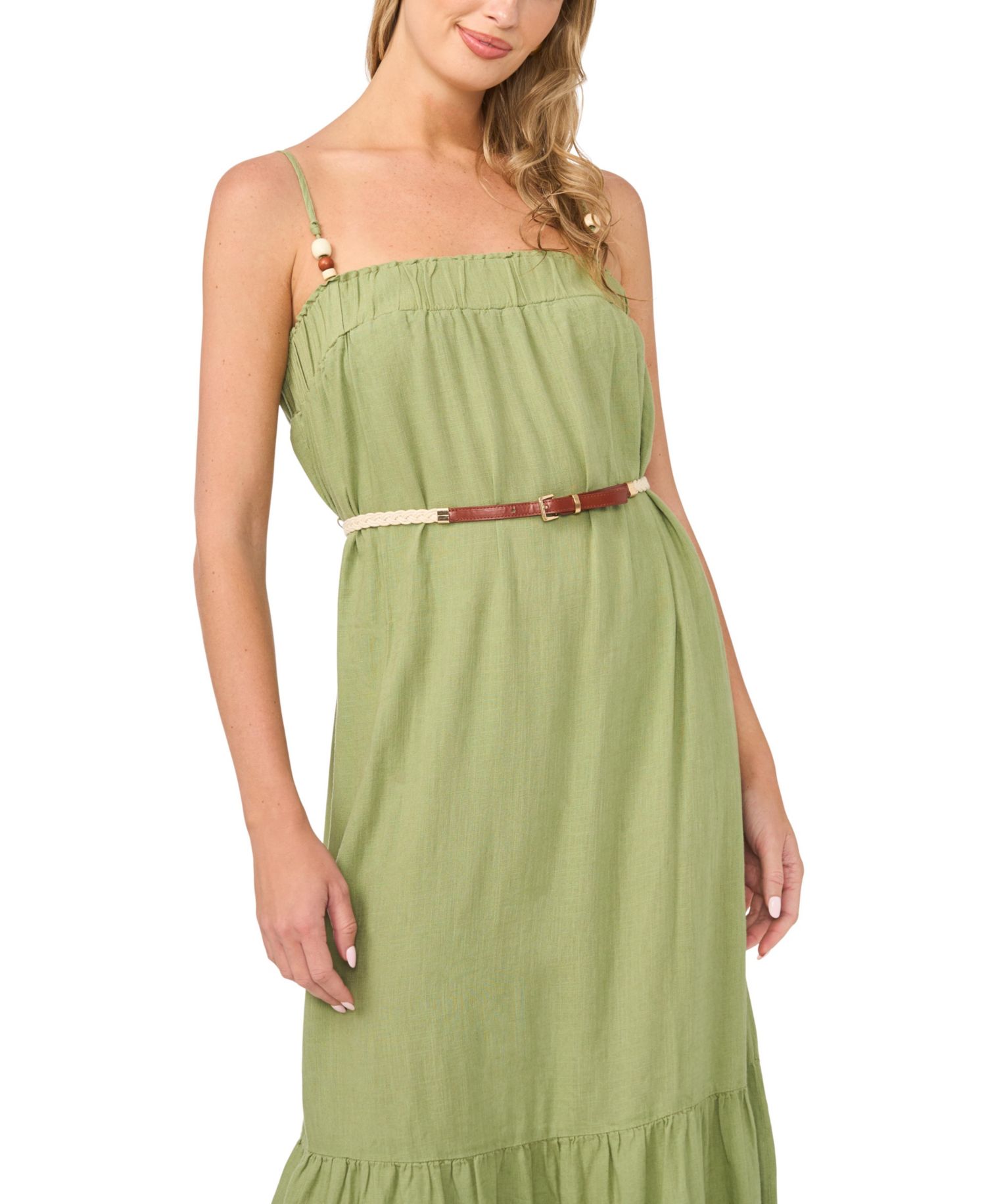 Women's Blend Elastic Bust A-Line Maxi Dress