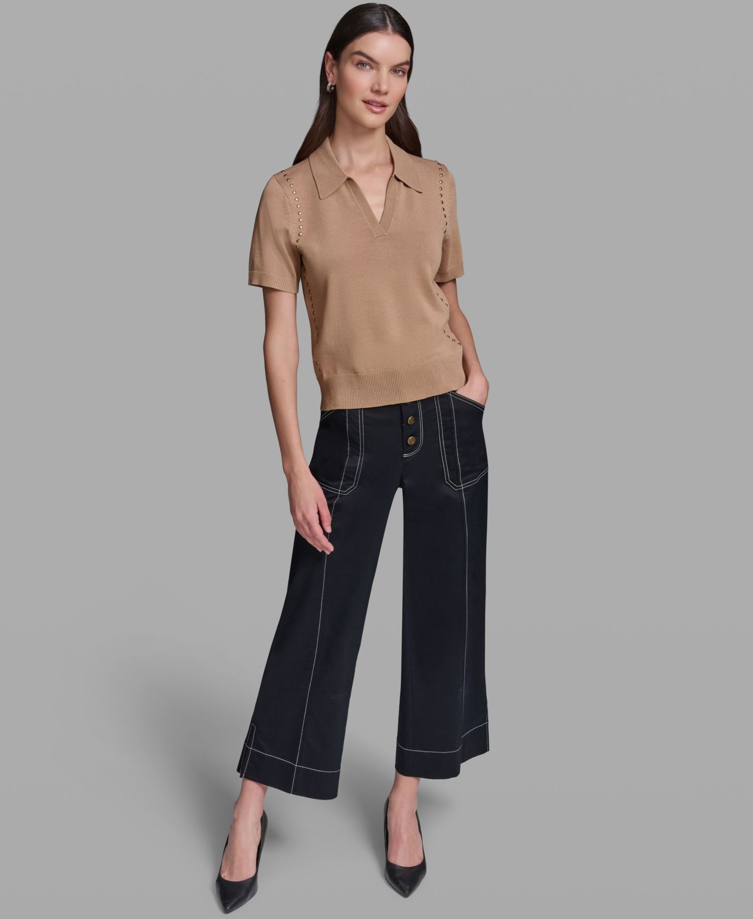 Petite Short-Sleeve Sweater