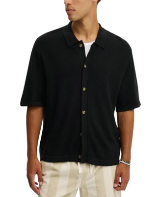 Men's Classic Box-Fit Knit Short-Sleeve Shirt