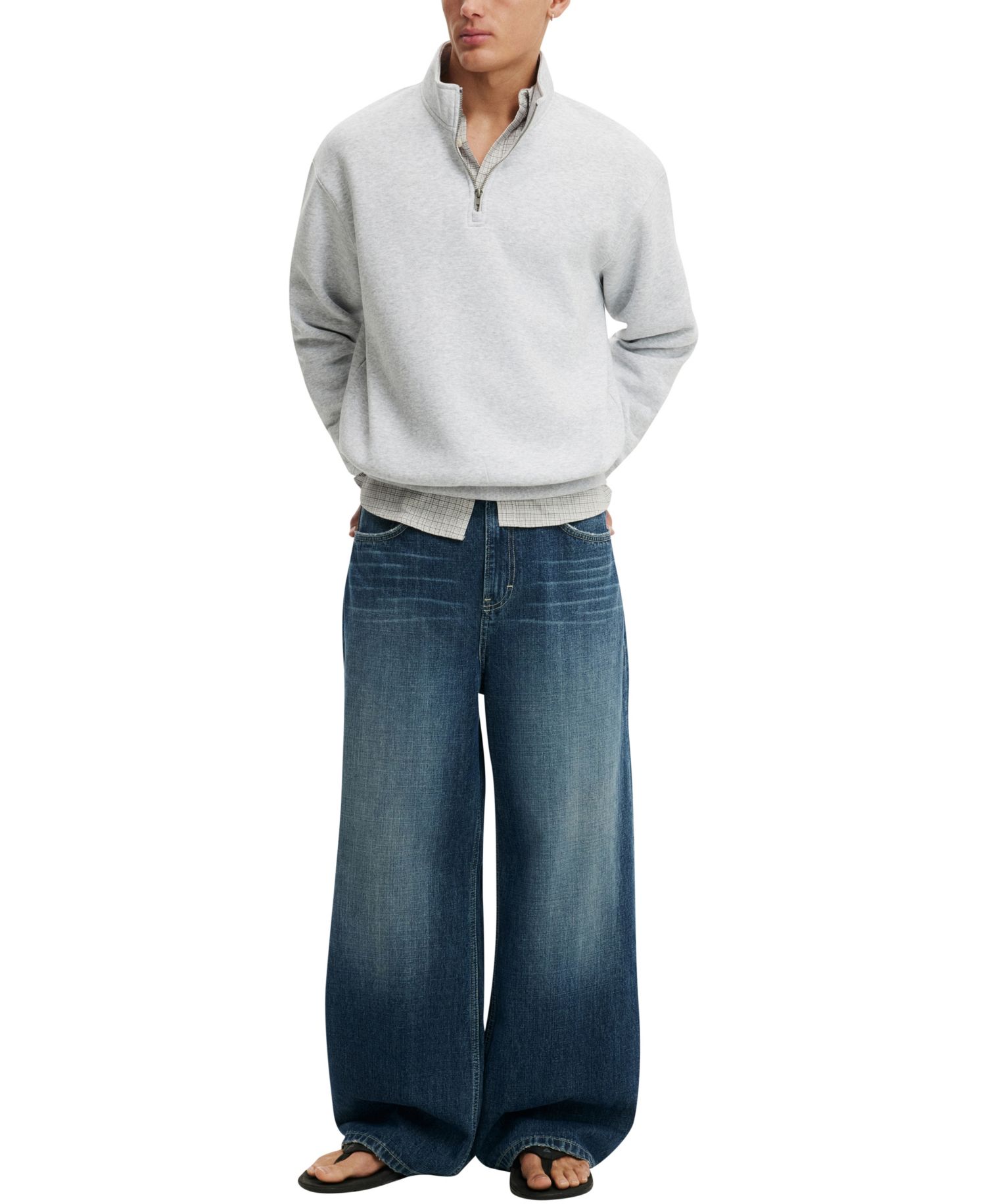 Men's Zip Fleece Sweatshirt