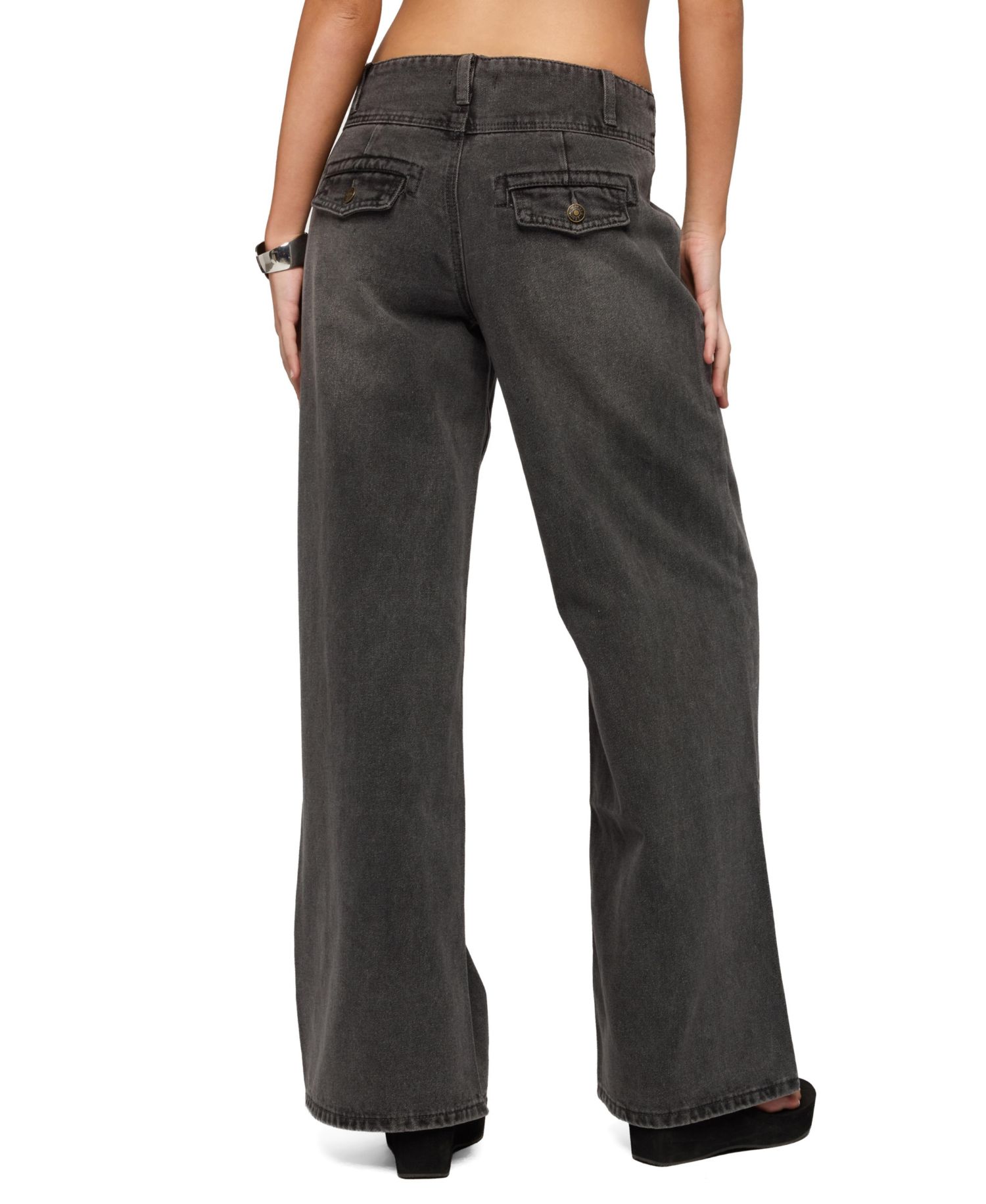Women's Meredith Low Rise Wide Leg Jeans