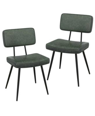 Upholstered Dining Chairs Set of 2 with Comfortable Padded Back and Seat Cushion