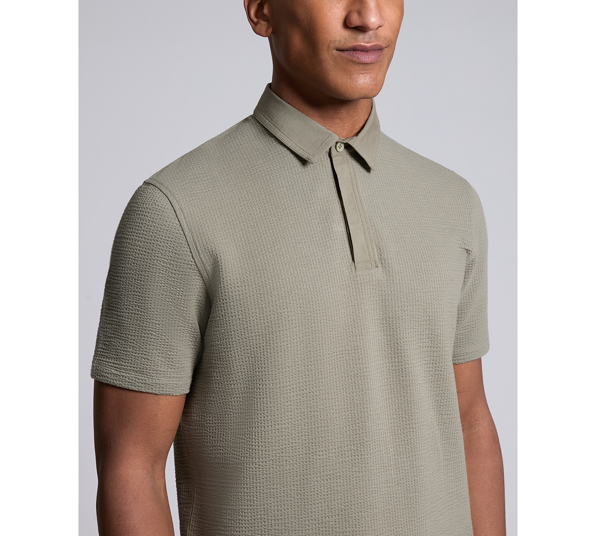 Kenneth Cole Men's Cotton-Blend Classic-Fit Polo Shirt
