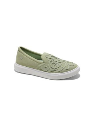 Women's  V-Tune Round Toe Classic Slip-On Unisex Sneakers