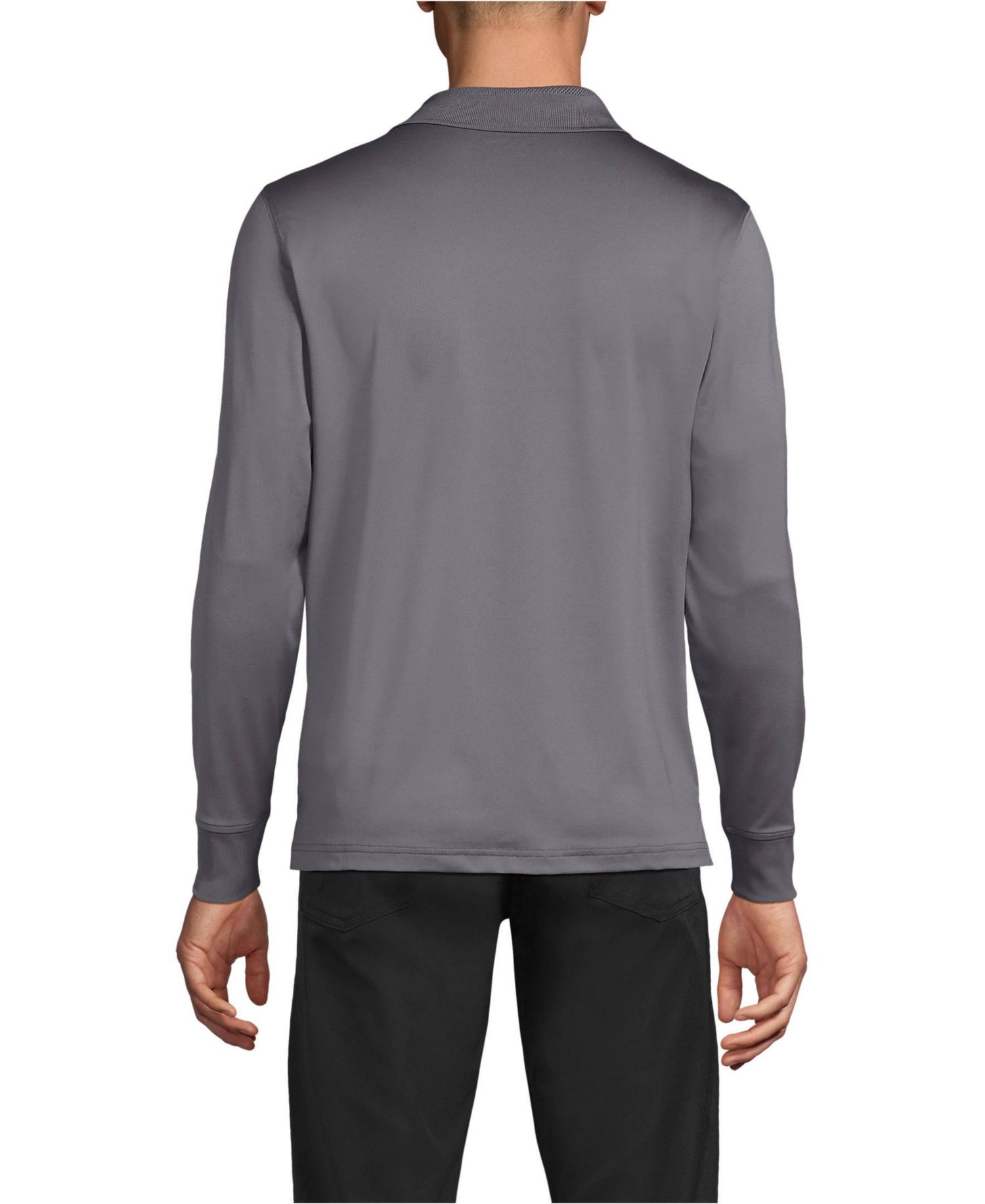 Men's Long Sleeve Rapid Dry Polo Shirt