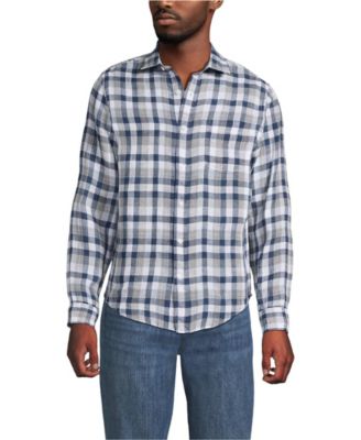 Big & Tall Long Sleeve Linen Shirt