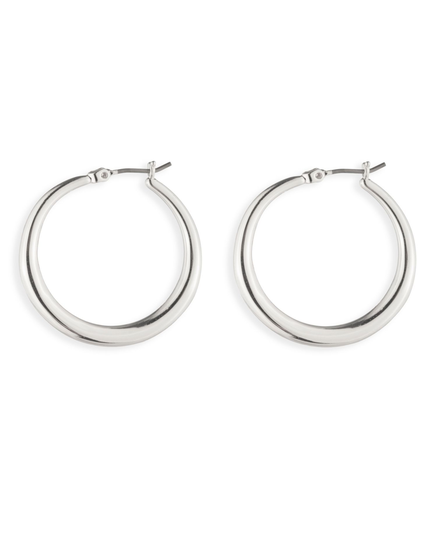 Small Graduated Hoop Earrings 1-1/8"