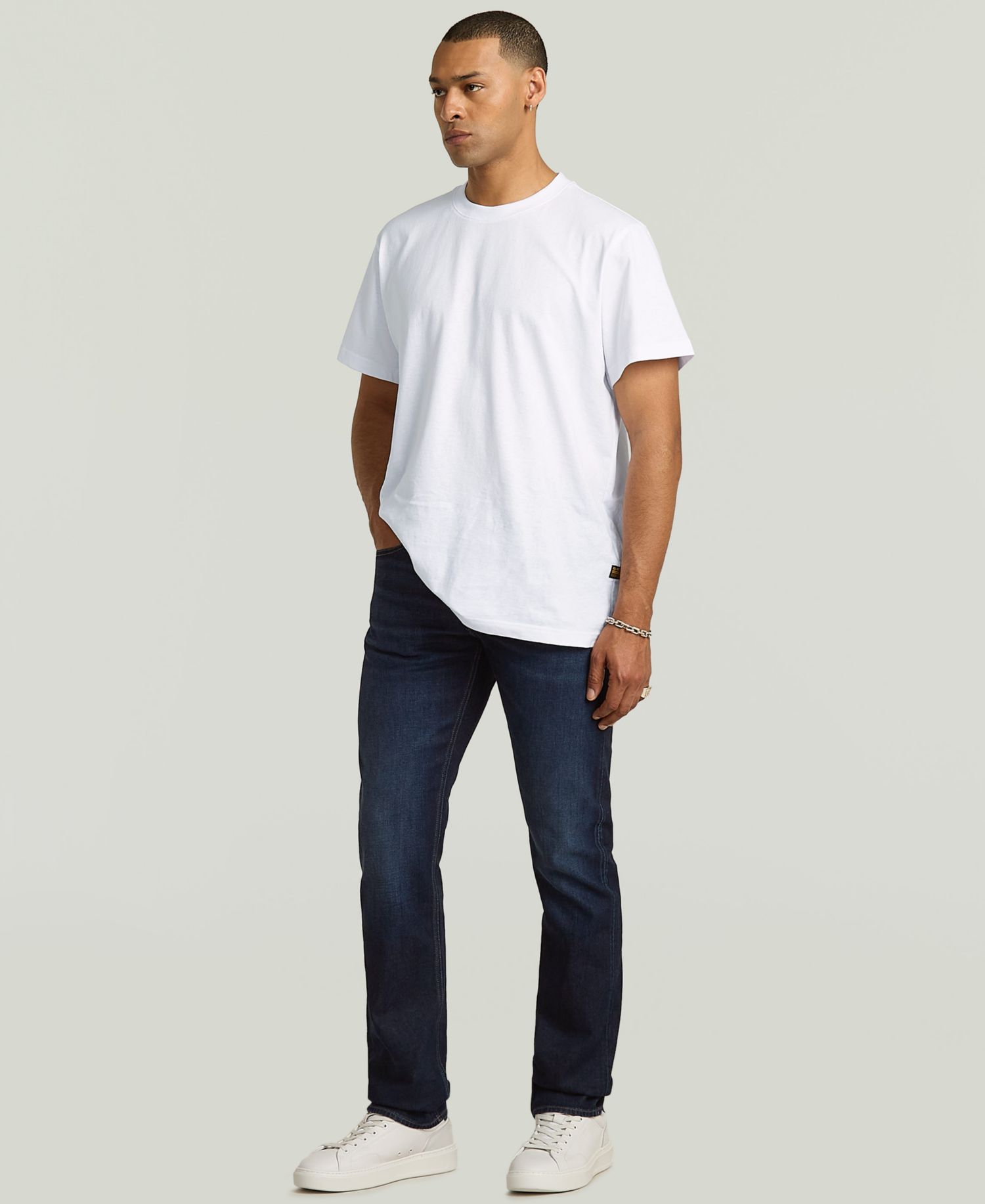 Men's Mosa Sitting Mid-Waist Straight-Leg Jeans