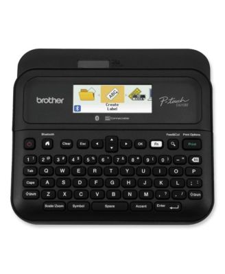 D-610BTVP 30 mm/s Print Speed Connected Label Maker with Color Display