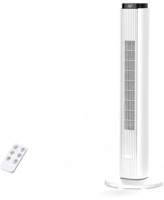42-Inch Smart Tower Fan, APP Control, Washable Grille and 12 Speeds