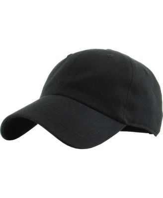 Classic Unisex Cotton Adjustable Low Crown Baseball Cap - Plain Dad Hat for Everyday Wear