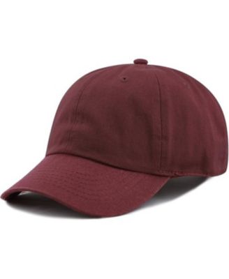 Kids Washed Low Profile Baseball Cap - Cotton and Denim, UPF 50+ Plain Sun Hat for Daily Wear