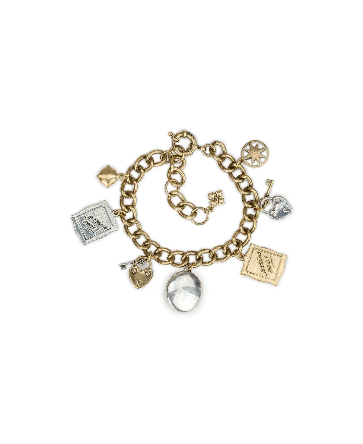 Patricia Nash Gold-Tone Plated Charm Bracelet