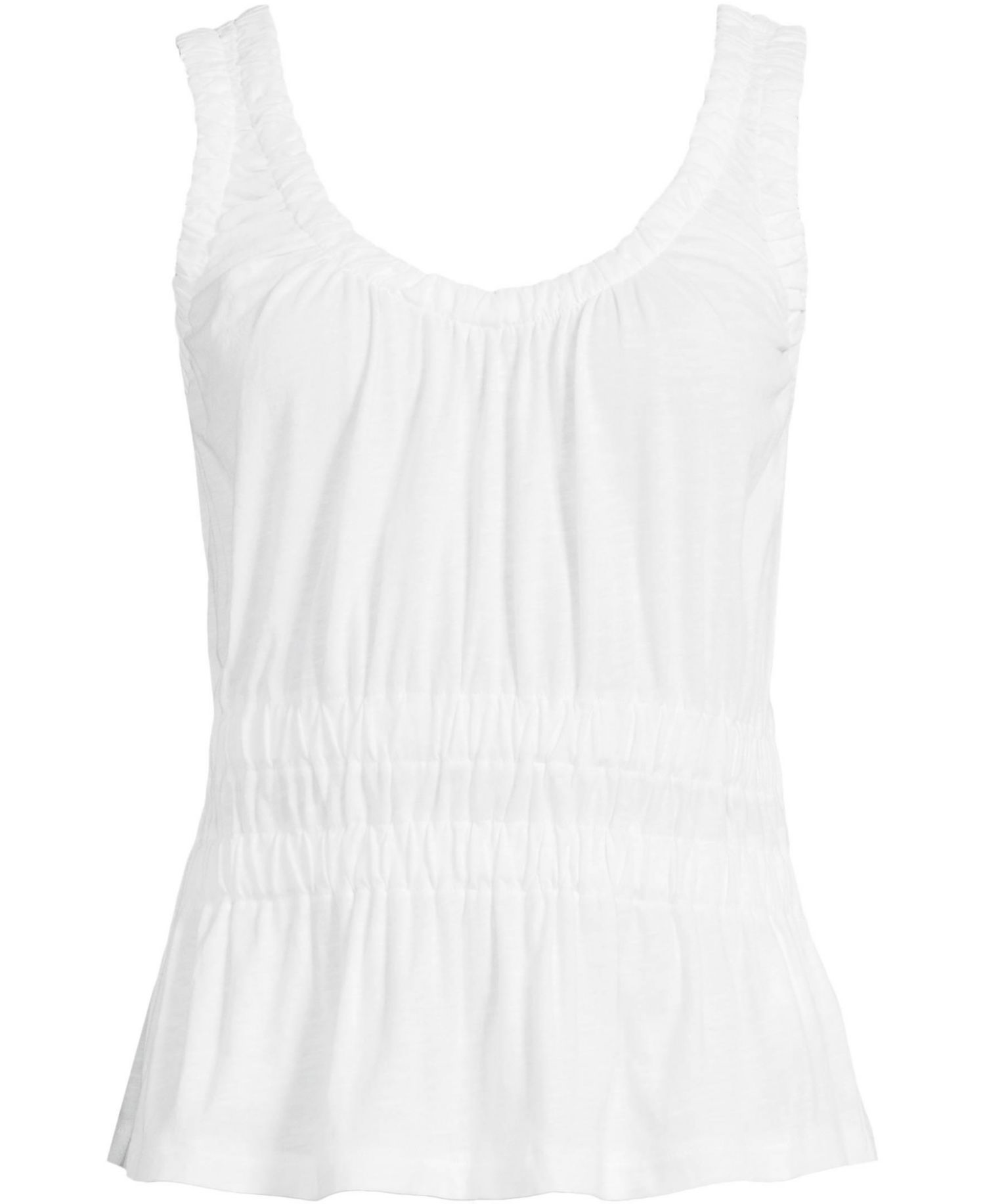 Women's Tall Slub Rouched Tank Top