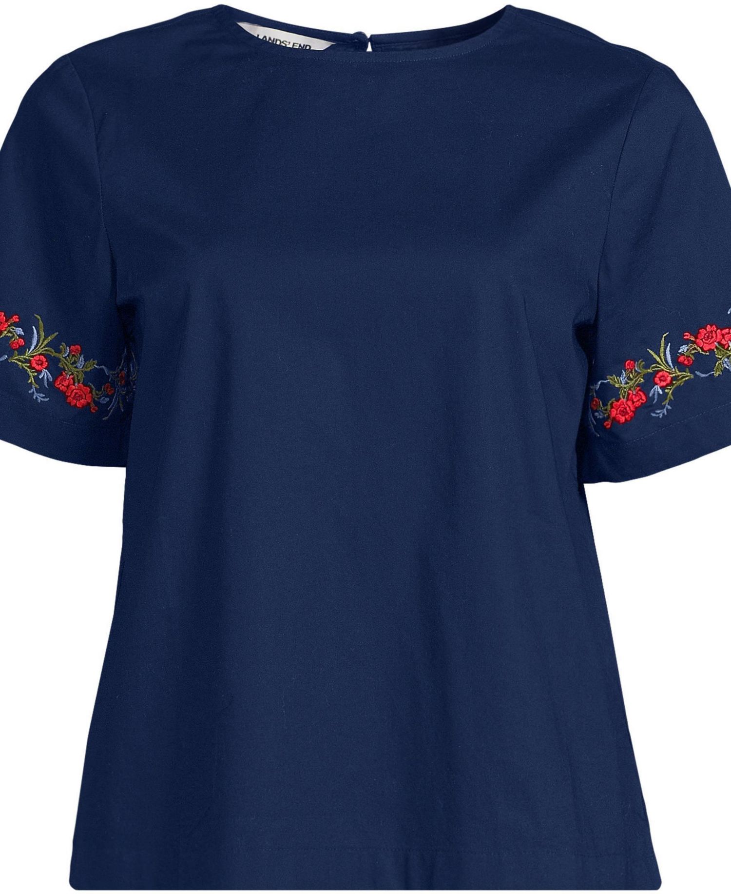 Women's Poplin Eyelet T - Shirt