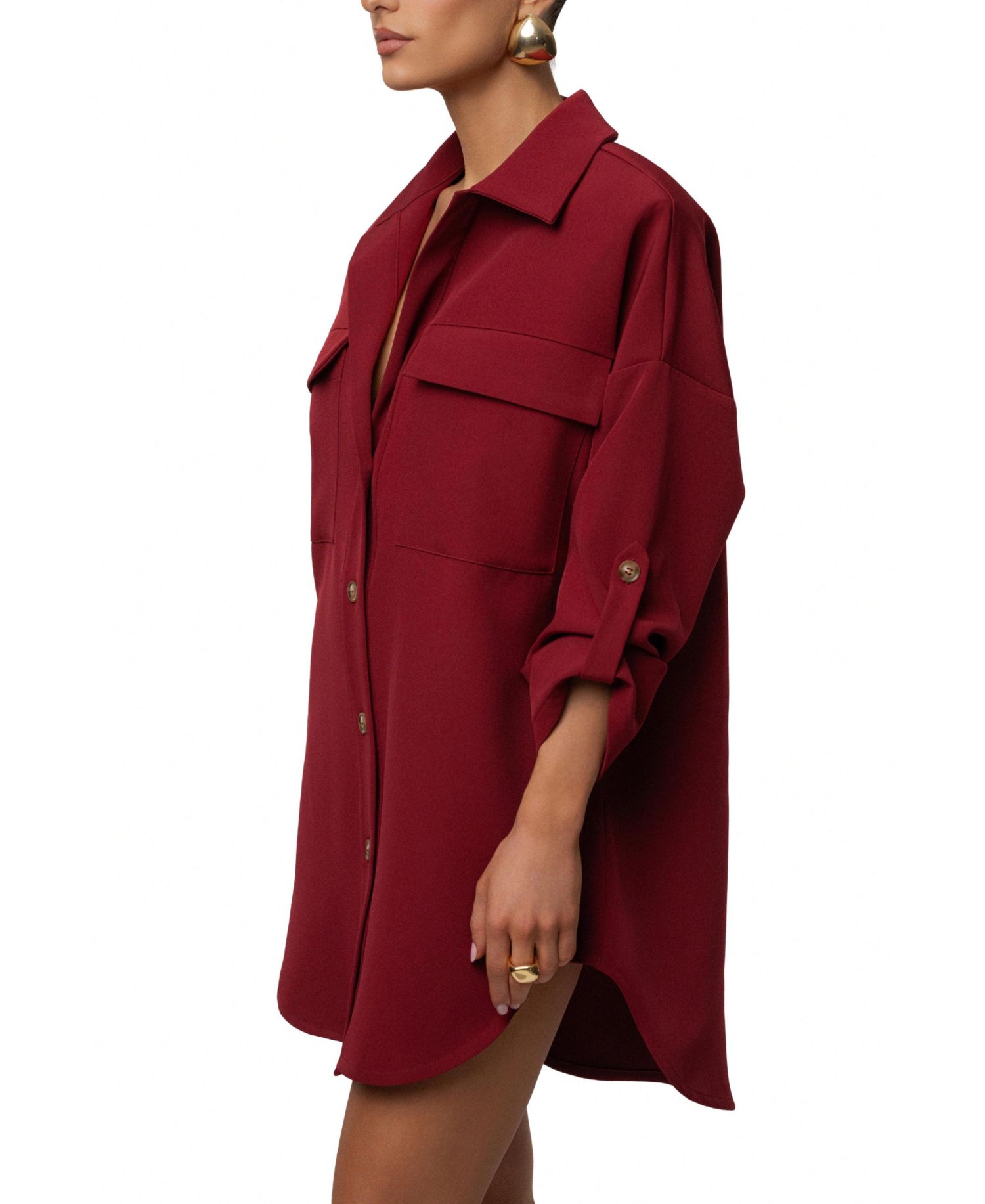 Women's Downtime Collared Shirt Dress