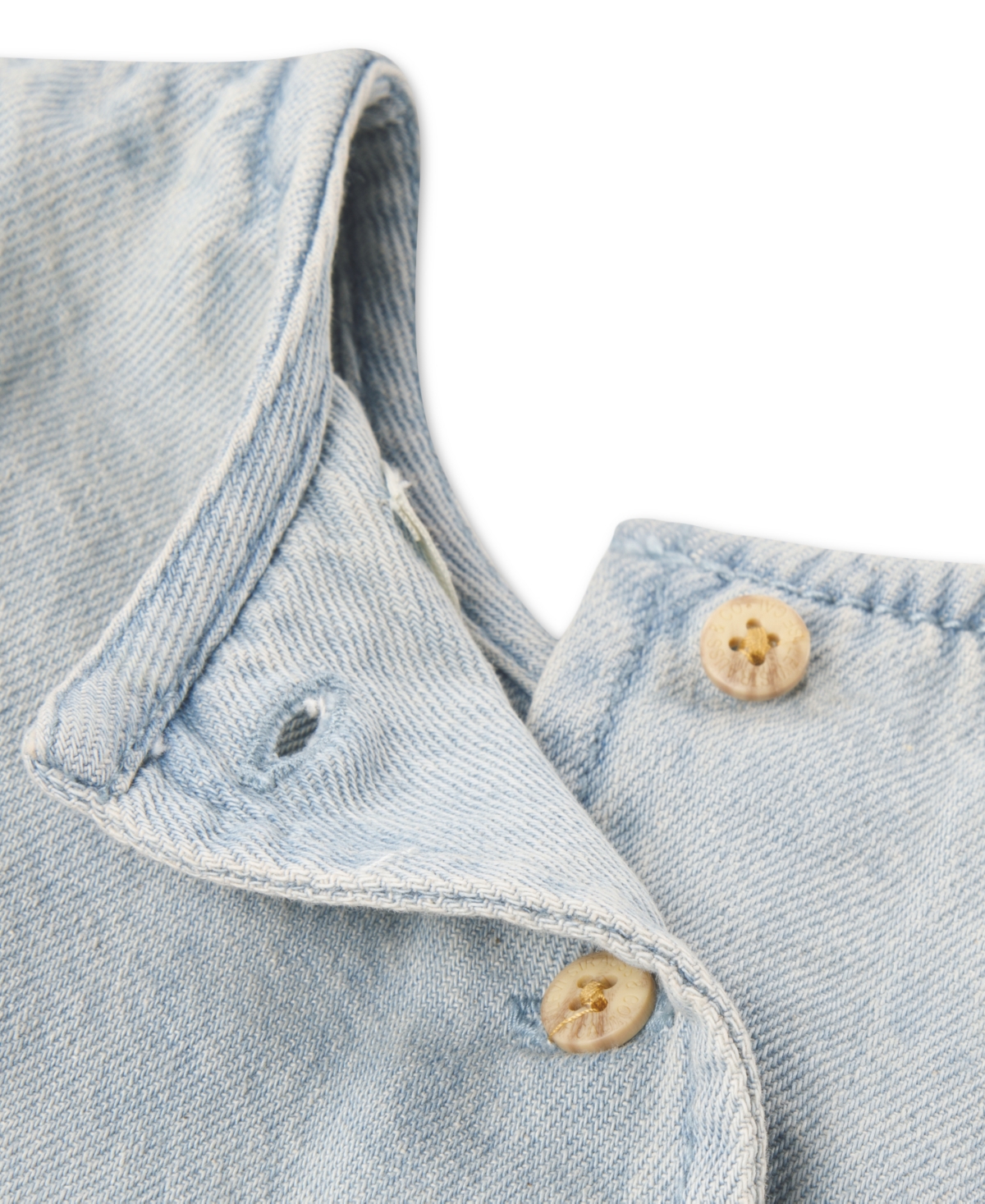 Levi's Girls' Toddler 2T-5T Yoke Short-Sleeve Top and Pants, 2-Piece Set