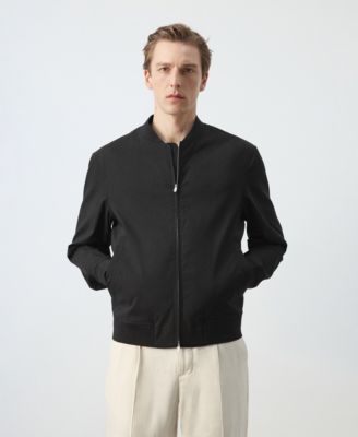 Men's Straight Lyocell Bomber Jacket