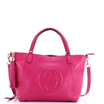 Small Soho Convertible Top Handle Bag Leather