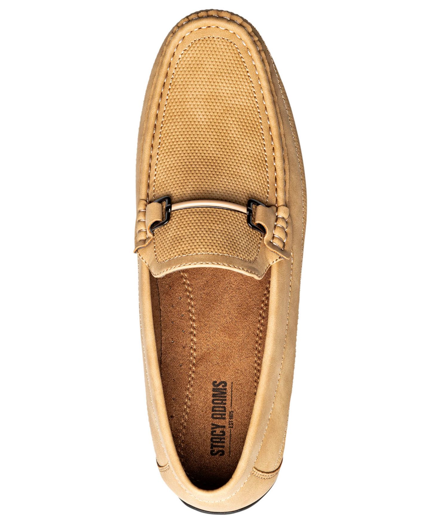Мужские туфли Stacy Adams Colton Moc-Toe, цвет: Бежевый — фото 4