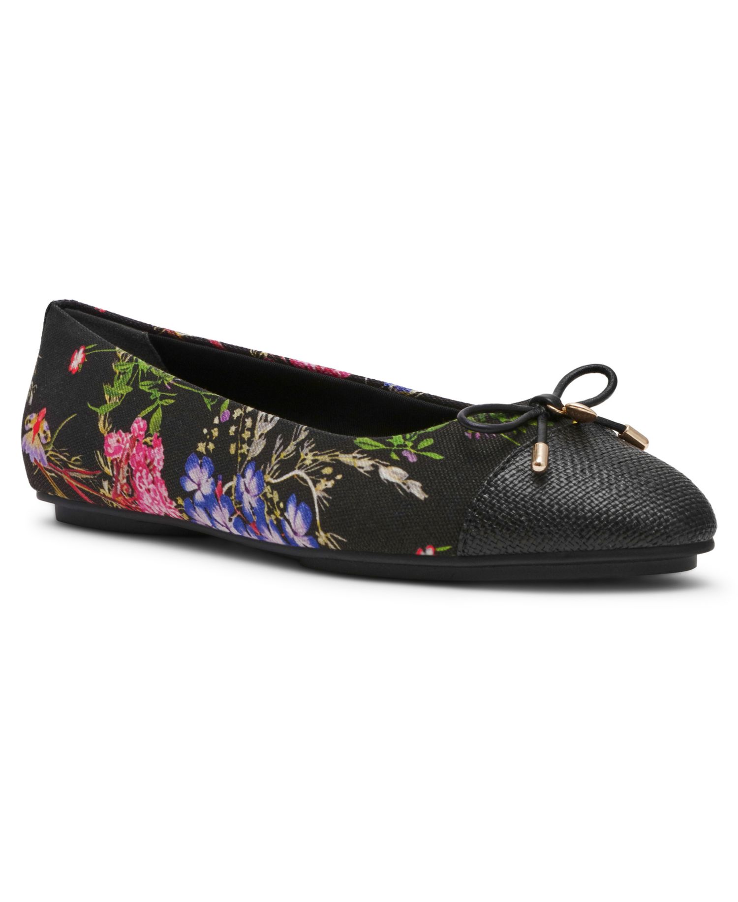 Women's Luci Floral Cap Toe Ballet Flats