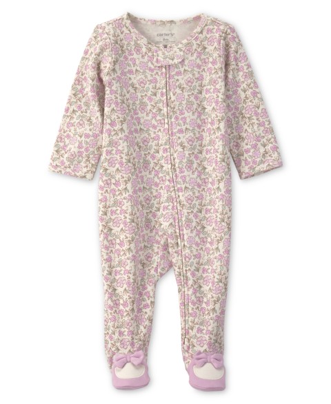 Carter's Baby Girl's Floral 2-Way Zip Sleep & Play