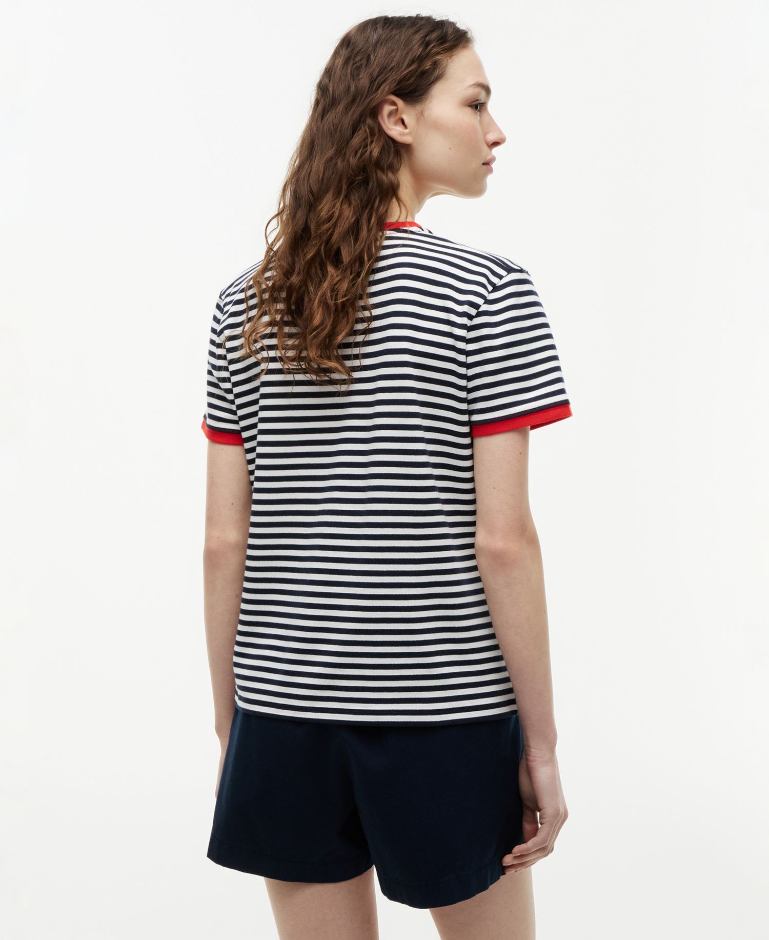 Women's Stripe Short-Sleeve T-Shirt