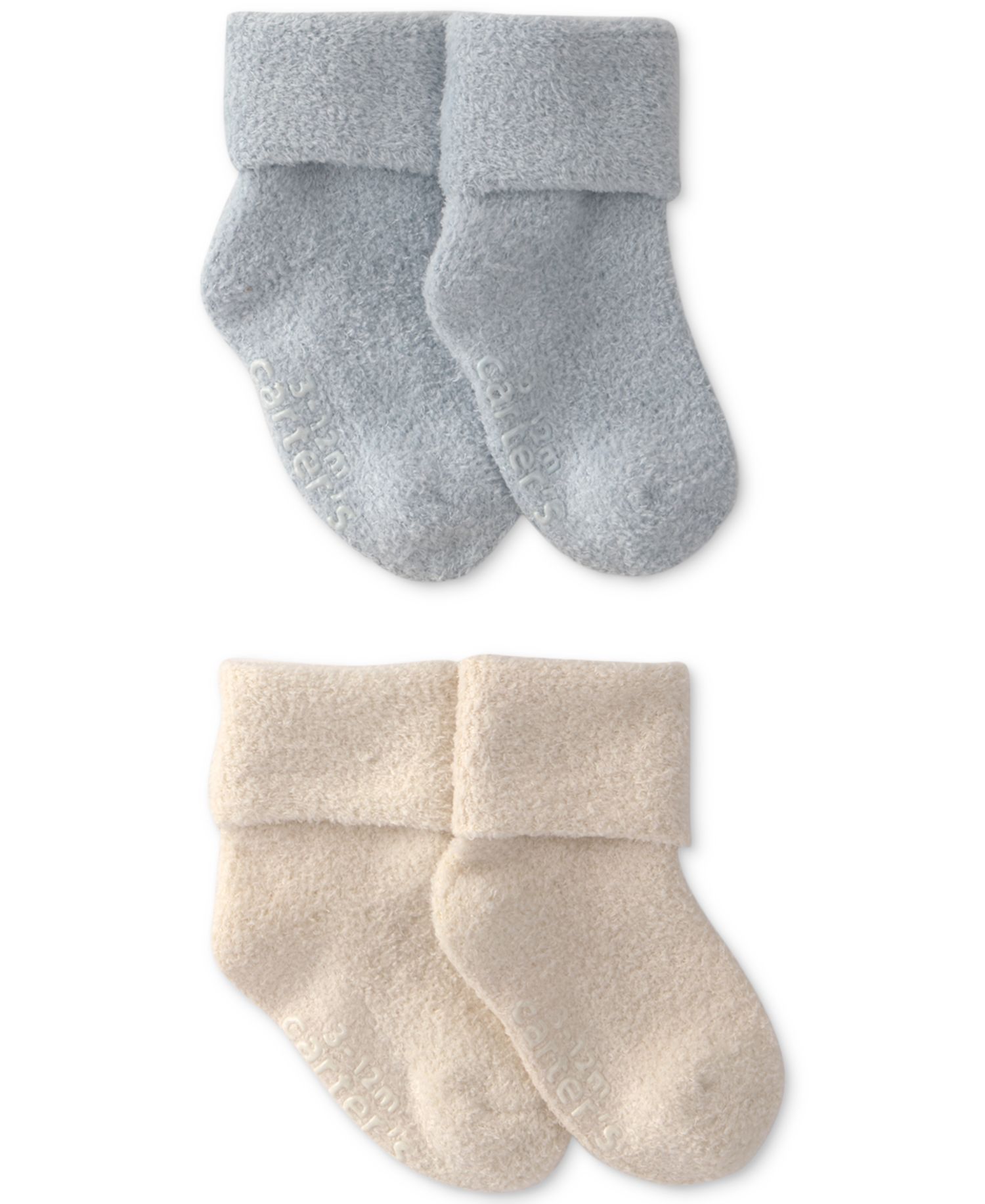 Baby Boys' or5 Baby Girl Chenille Ankle Socks, 2-Pack