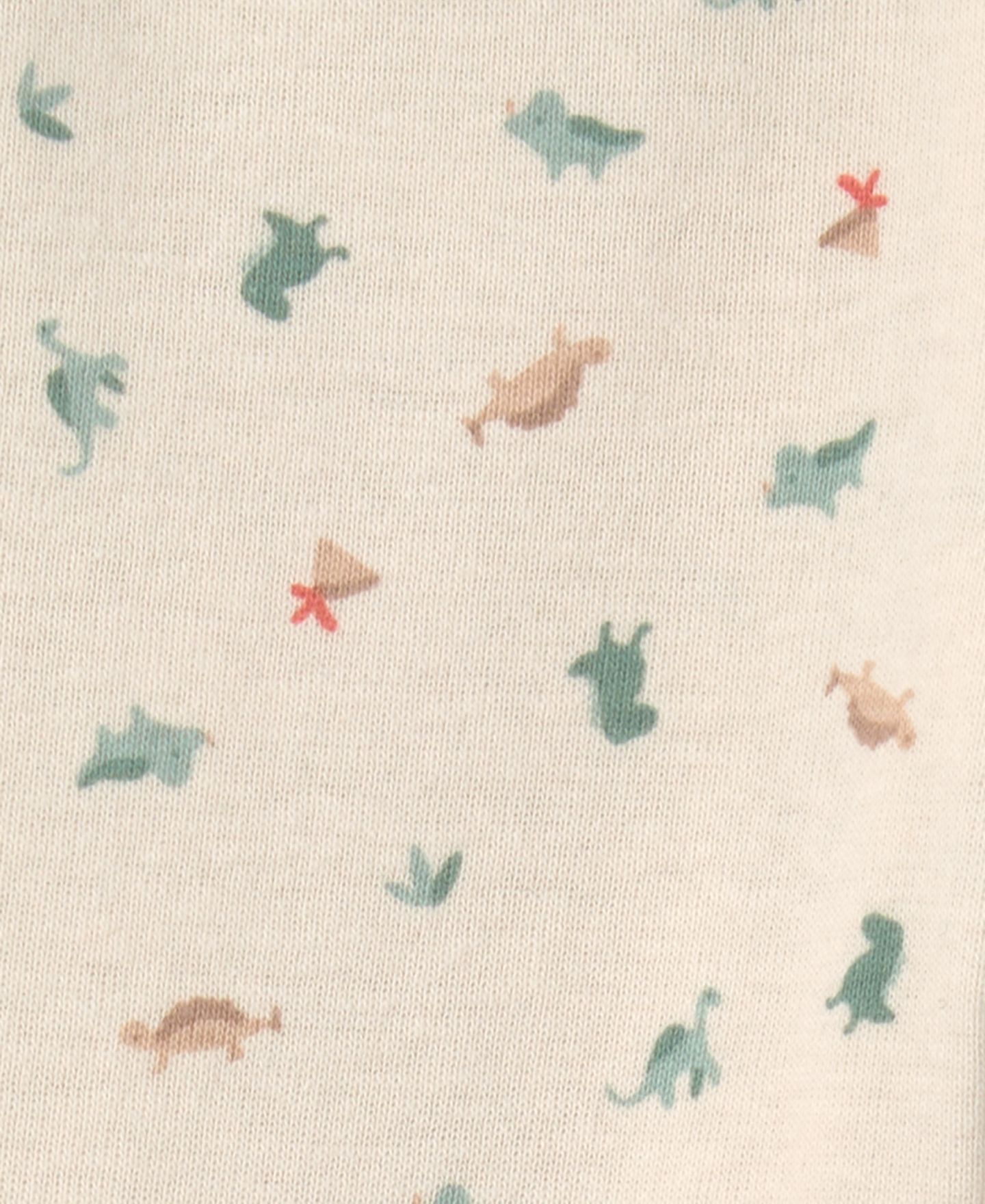 Комплекты Carter's Dinosaur Long-Sleeve Top, Pant, Bandana, and Socks, 4-Piece Set для мальчиков-малышей, цвет: Зелёный / Слоновая кость — фото 4